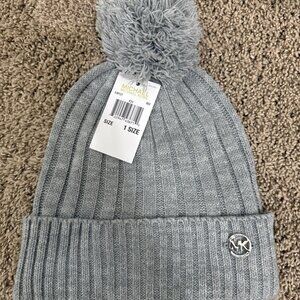 Michael Michael Kors Women's Faux Fur Pompom Hat